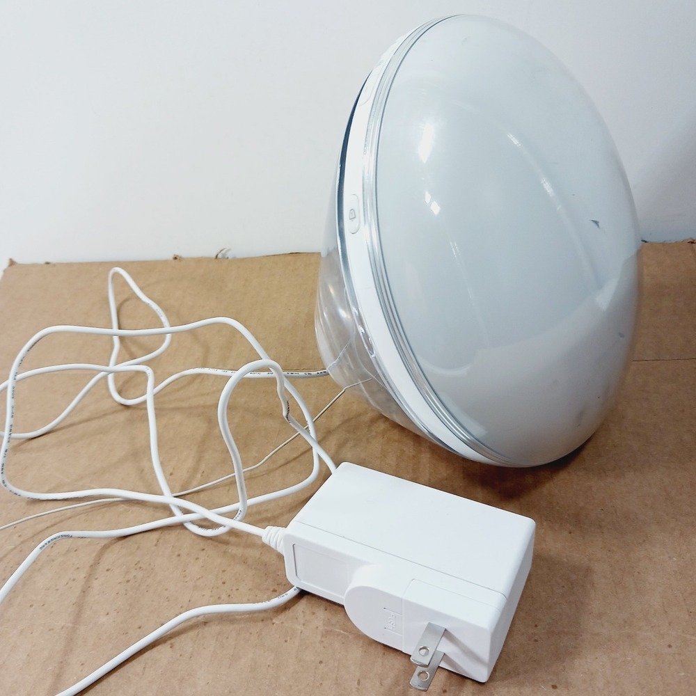 Philips Wake-Up Light Alarm Clock HF3520 Sunrise Simulation White Bedside Lamp